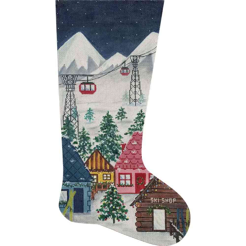 SKI VILLAGE STOCKING