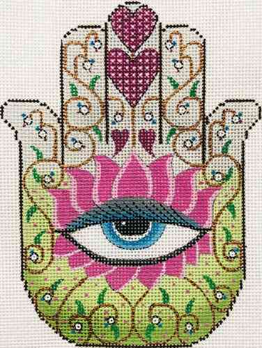 HAMSA EYE IN PINK
