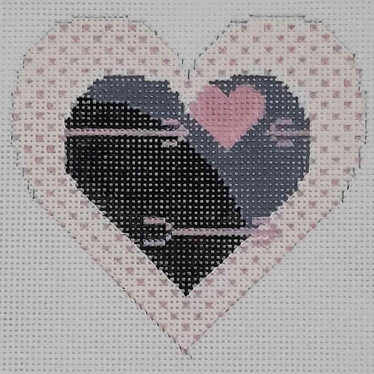 Arrows & Polka Dot Heart