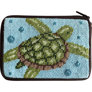 SEA TURTLE-STITCH & ZIPTM CREDIT CARD/COIN PURSE