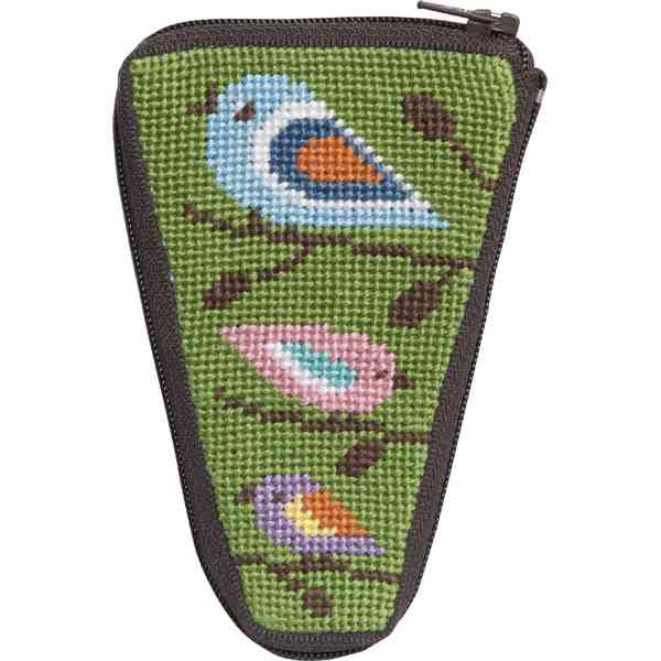 BIRDS OF COLOR - STITCH & ZIP SCISSOR CASE