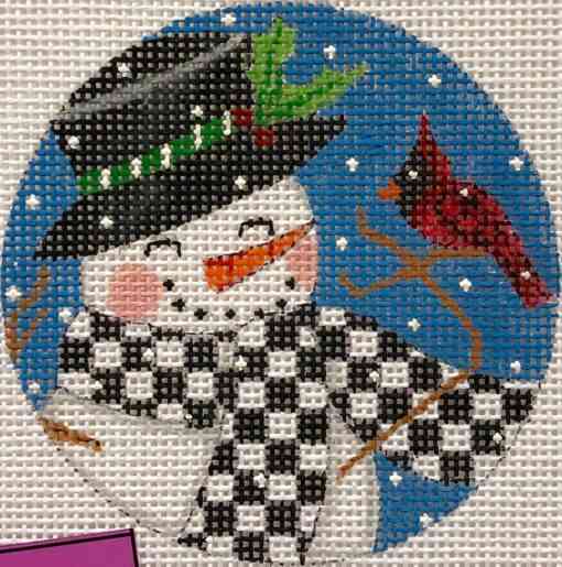 SNOWMAN AND CARDINAL