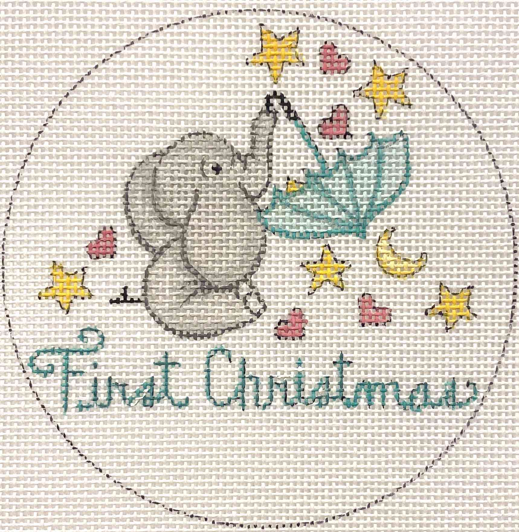 ELEPHANT & STARS BABIES FIRST XMAS
