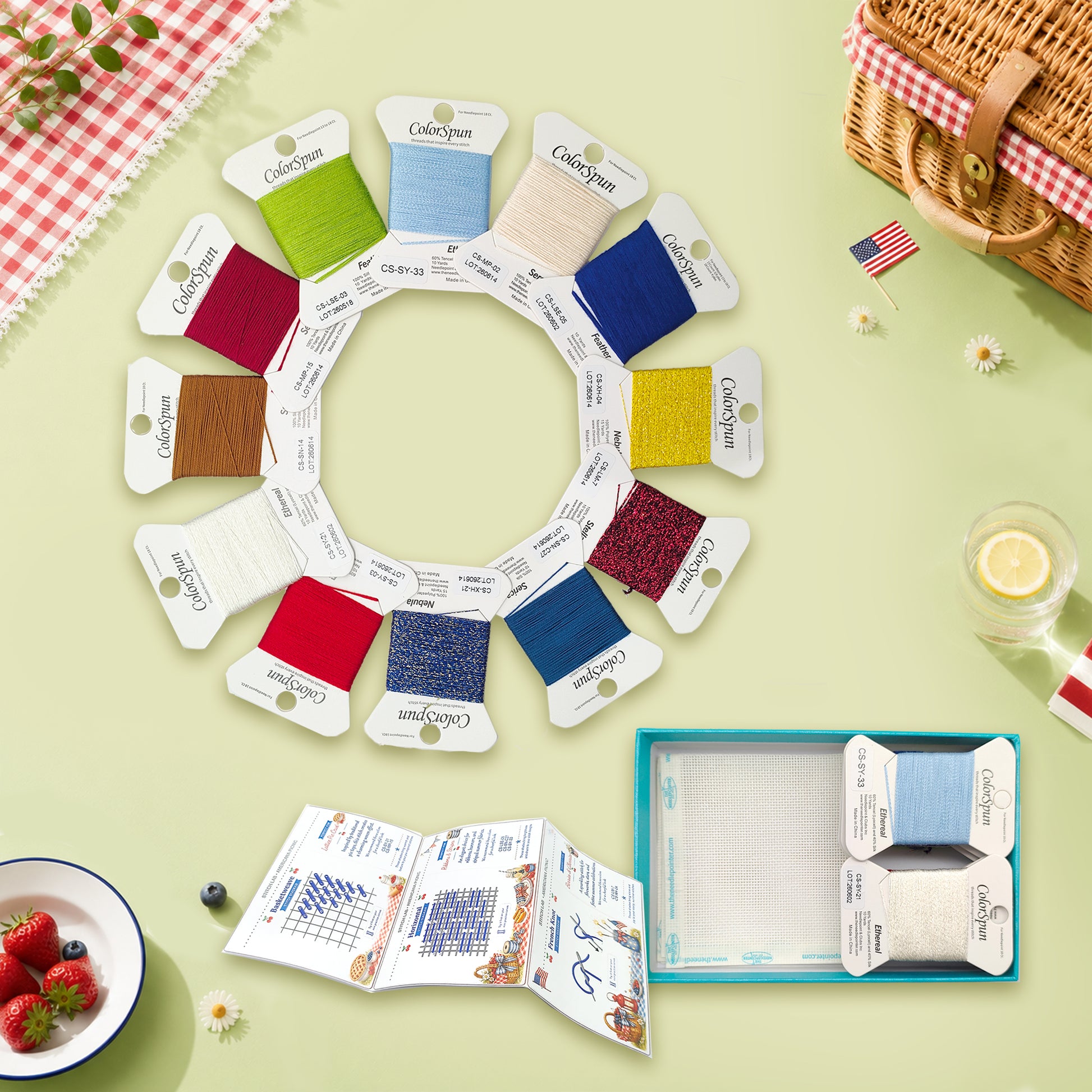 Stitch Lab - Picnic Thread Palette