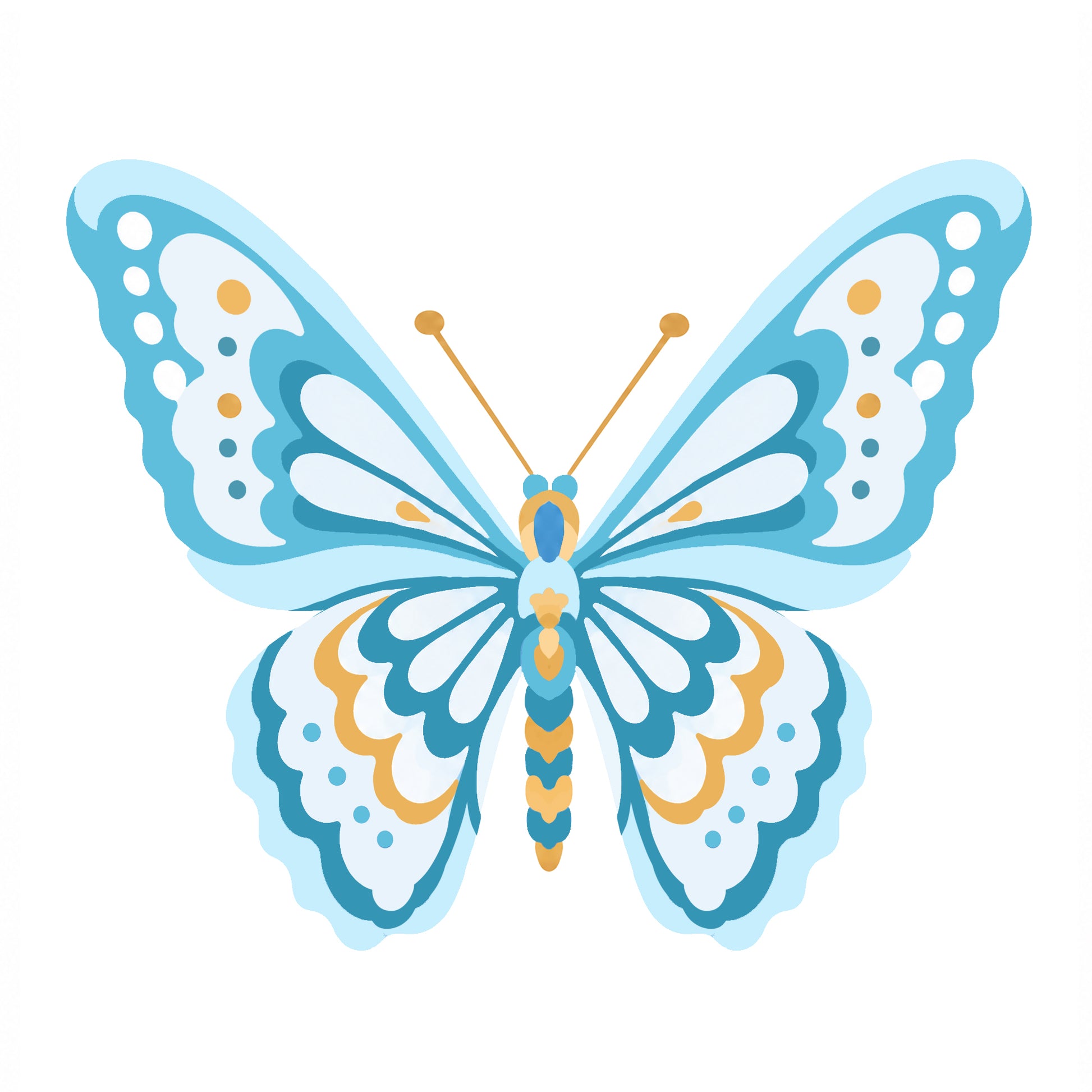 Dainty Blue Butterfly