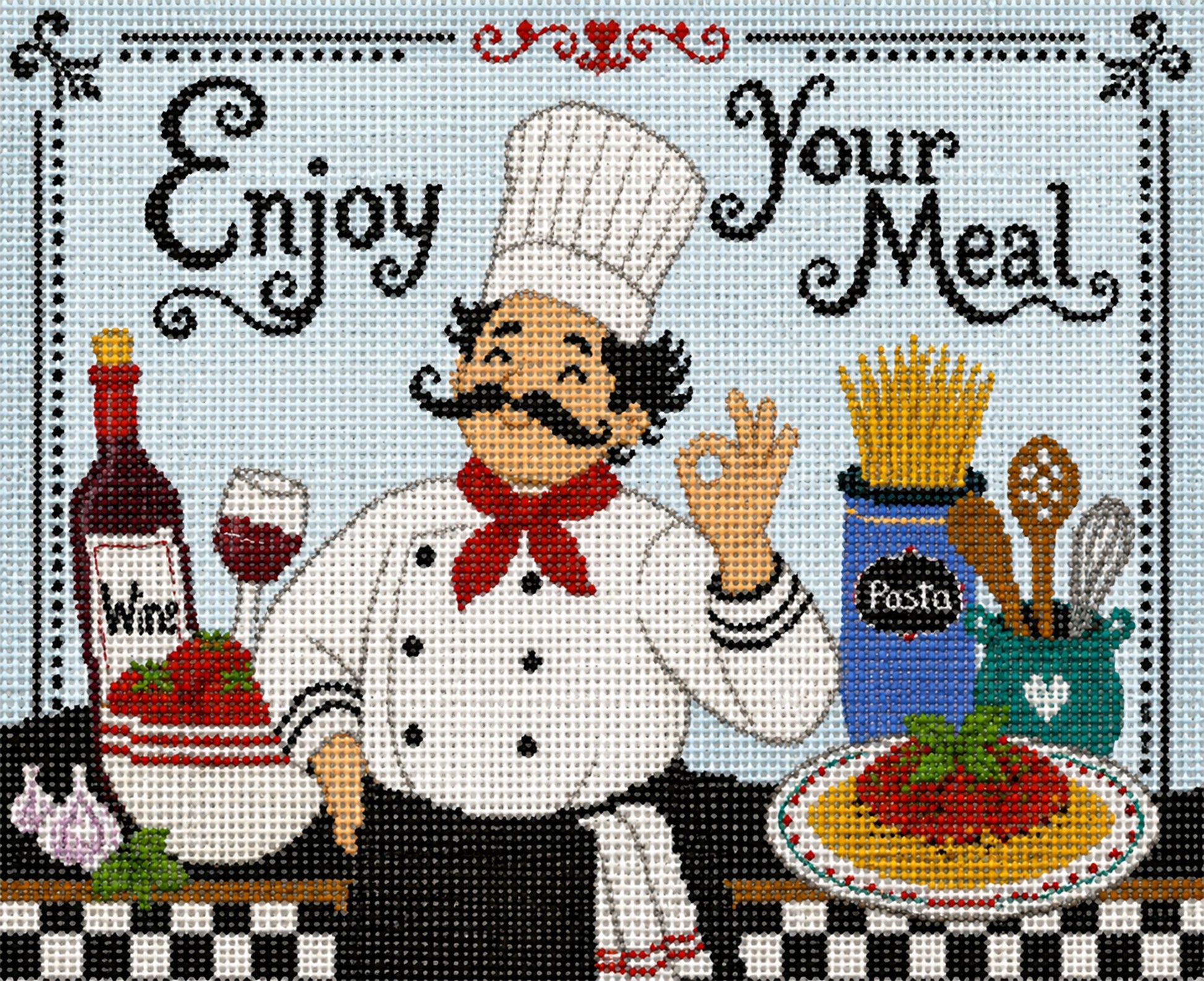 Whimsical Vintage Kitchen Bon Appetit