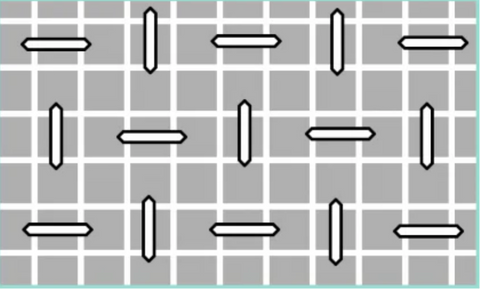Brick stitch variation stitch diagram