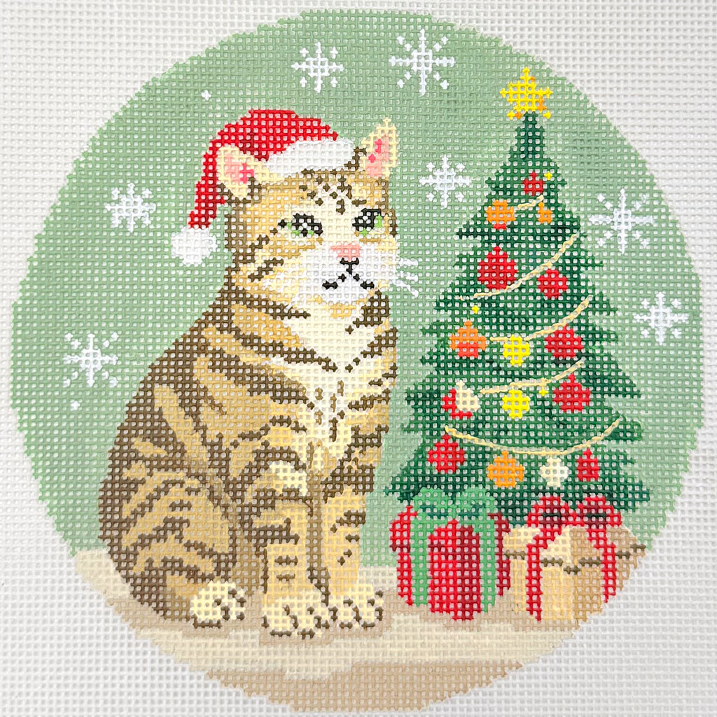 Christmas Tabby Cat