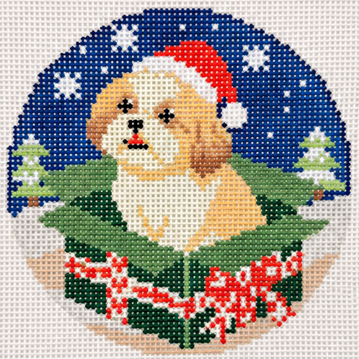 Christmas Shih Tzu