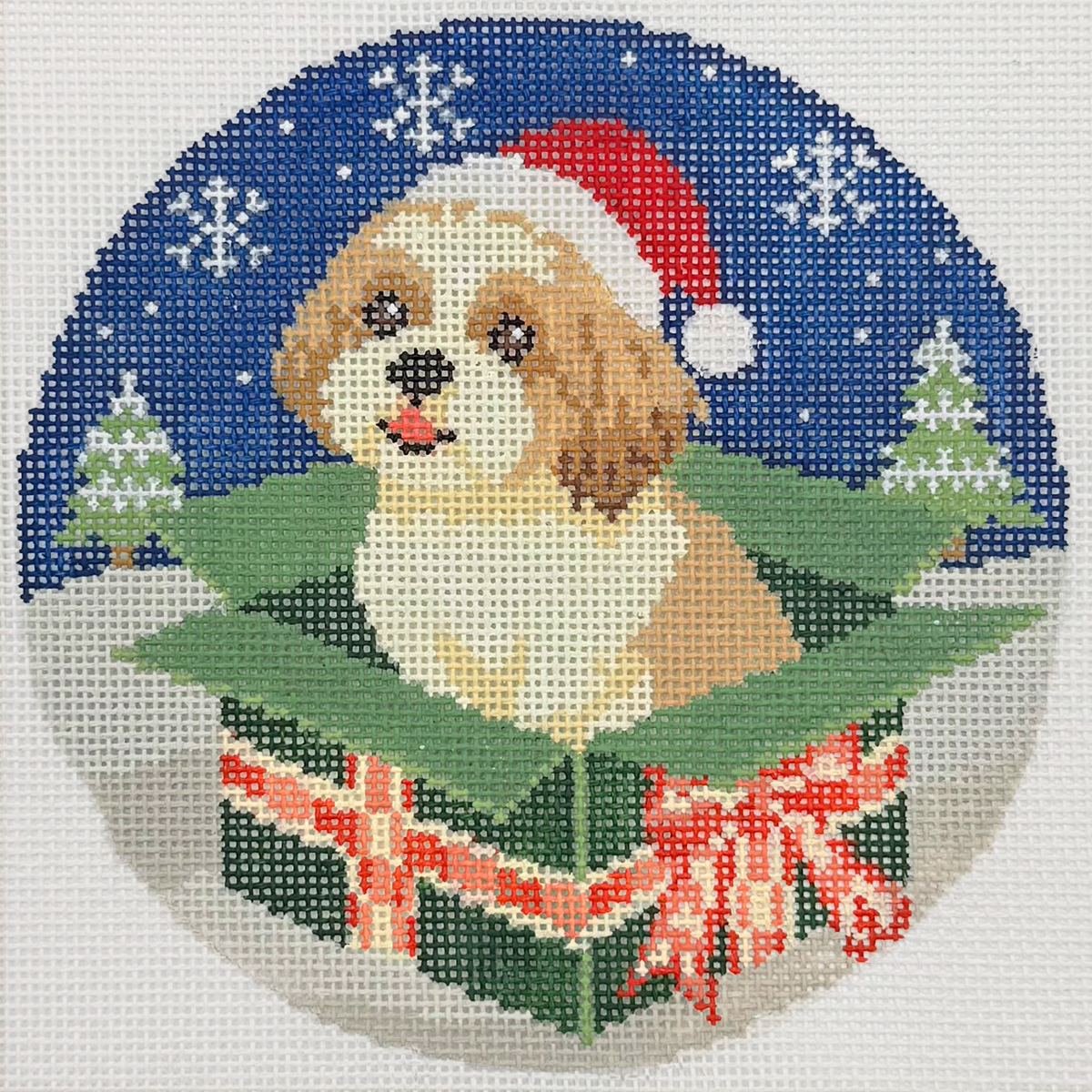 Christmas Shih Tzu