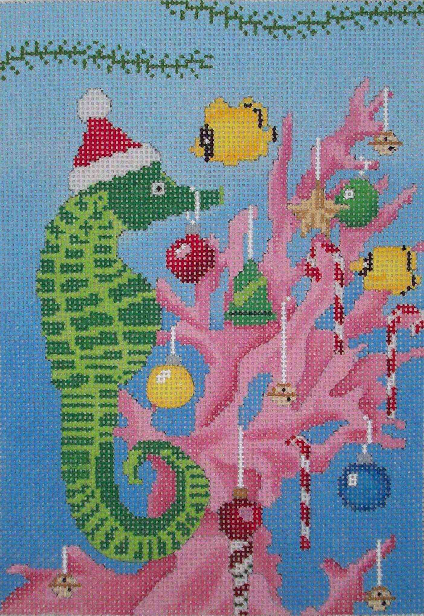 Seahorse Decorating for Christmas