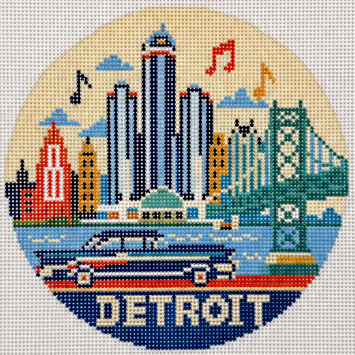City Keepsakes‑Detroit Motor‑City Townscapes