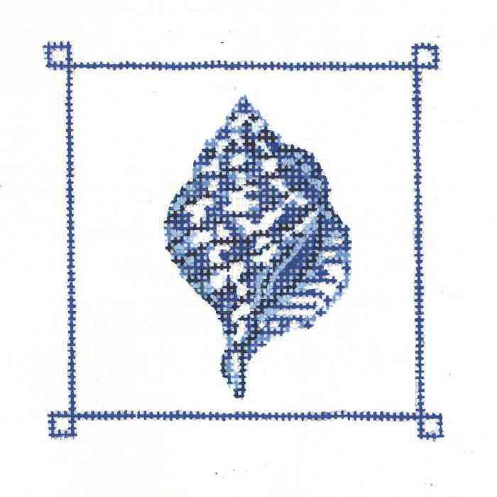 Marine Blue Tulip Shell – The Needlepointer