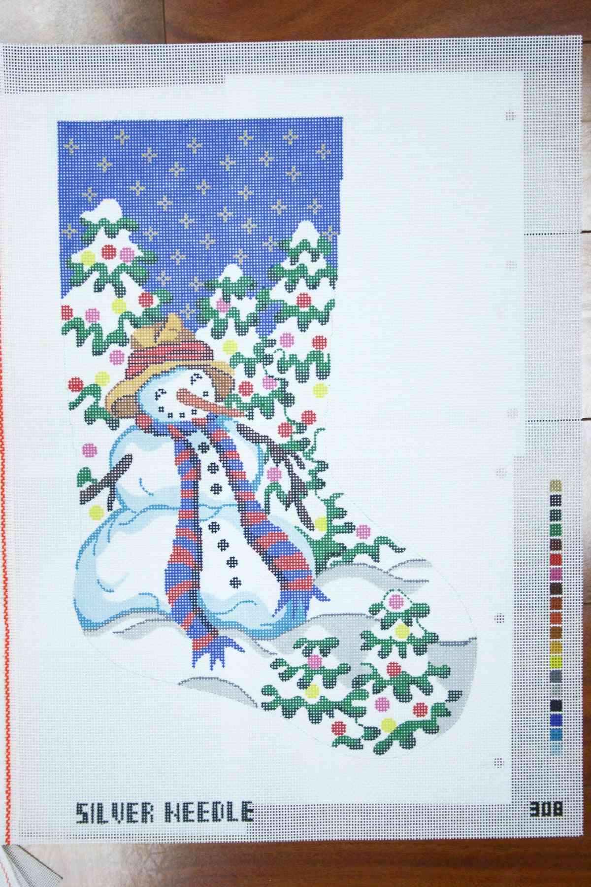 Snowman Christmas Stocking