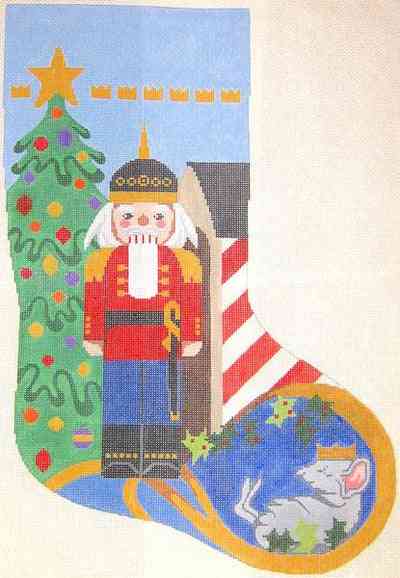 Nutcracker Christmas Stocking