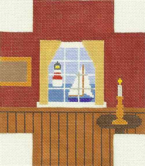 Inside Window Scene Brick cover