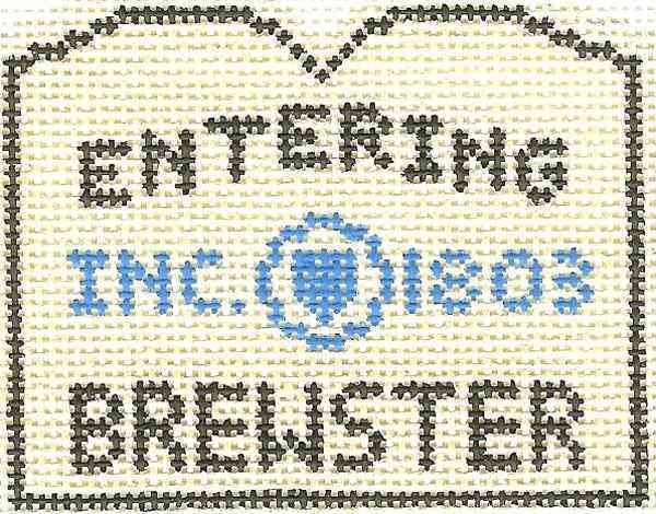 Brewster Sign Ornament