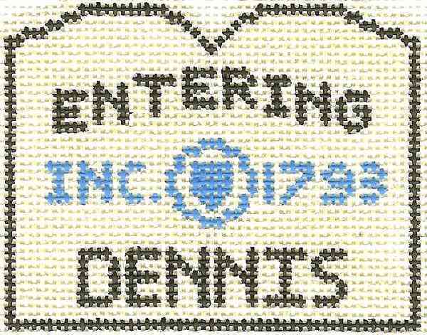 Dennis Sign Ornament