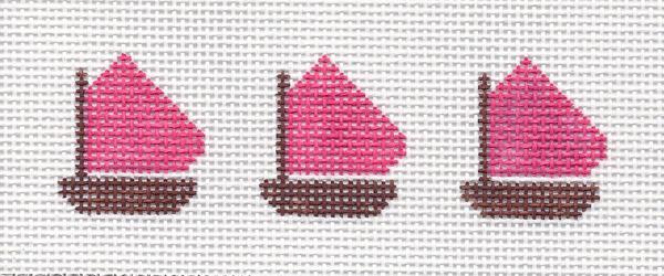 Hot Pink Sailboats Jewelry Box Insert