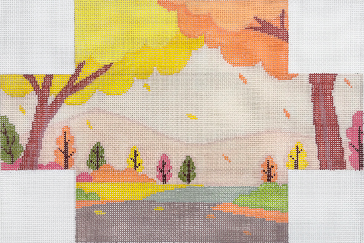 Brick Cover- Autumn Scene