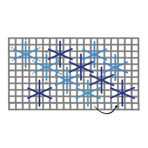 Cozy dutch stitch stitch diagram