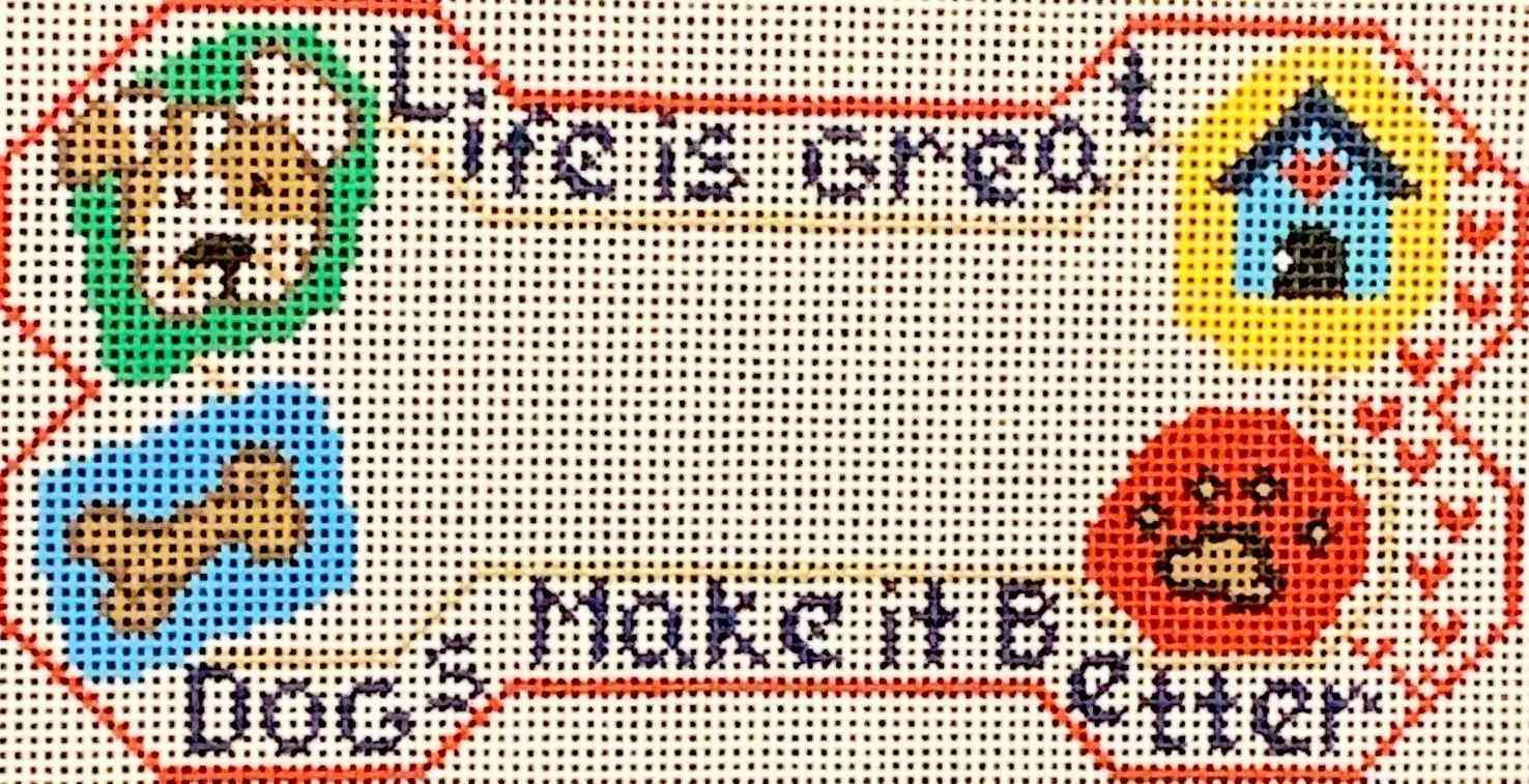 Bone Ornament - Life is Great