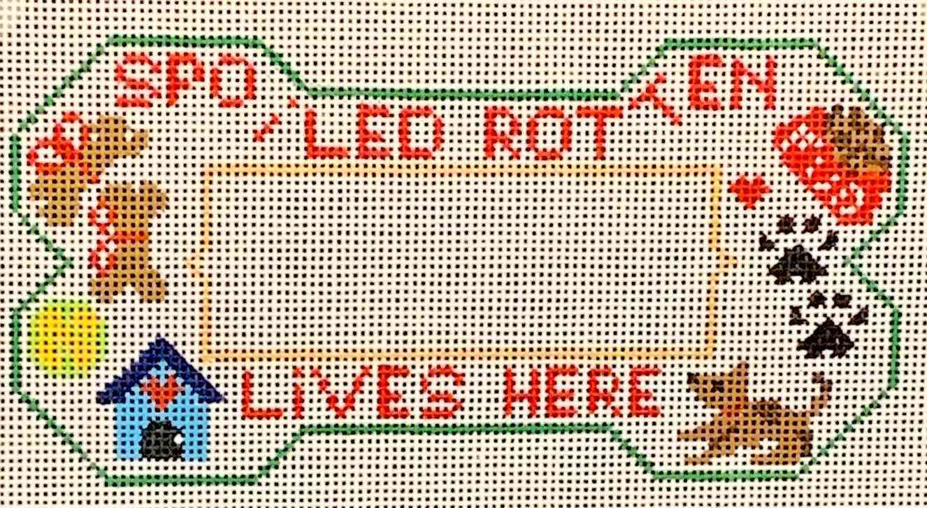 Bone Ornament - Spoiled Rotten