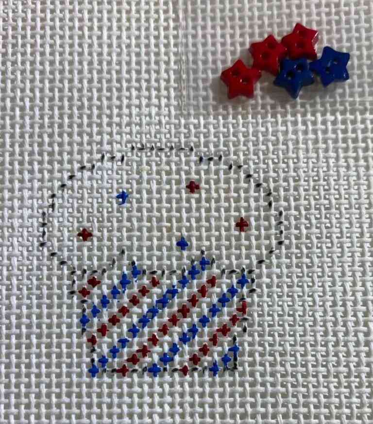 Mini - Stars & Stripes Cupcake