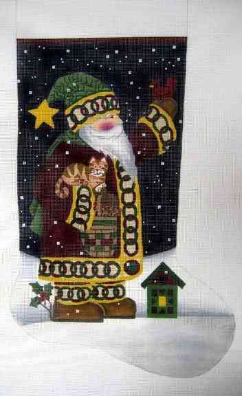 Stocking - Home Spun Santa