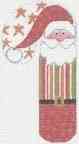Candy Cane - Gold Stars Santa