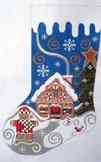 Stocking - Gingerbread House