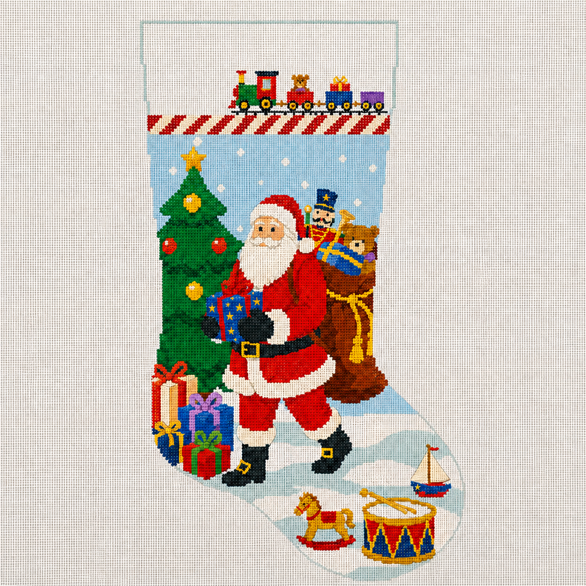 Stocking - Santa Gifting (boy)