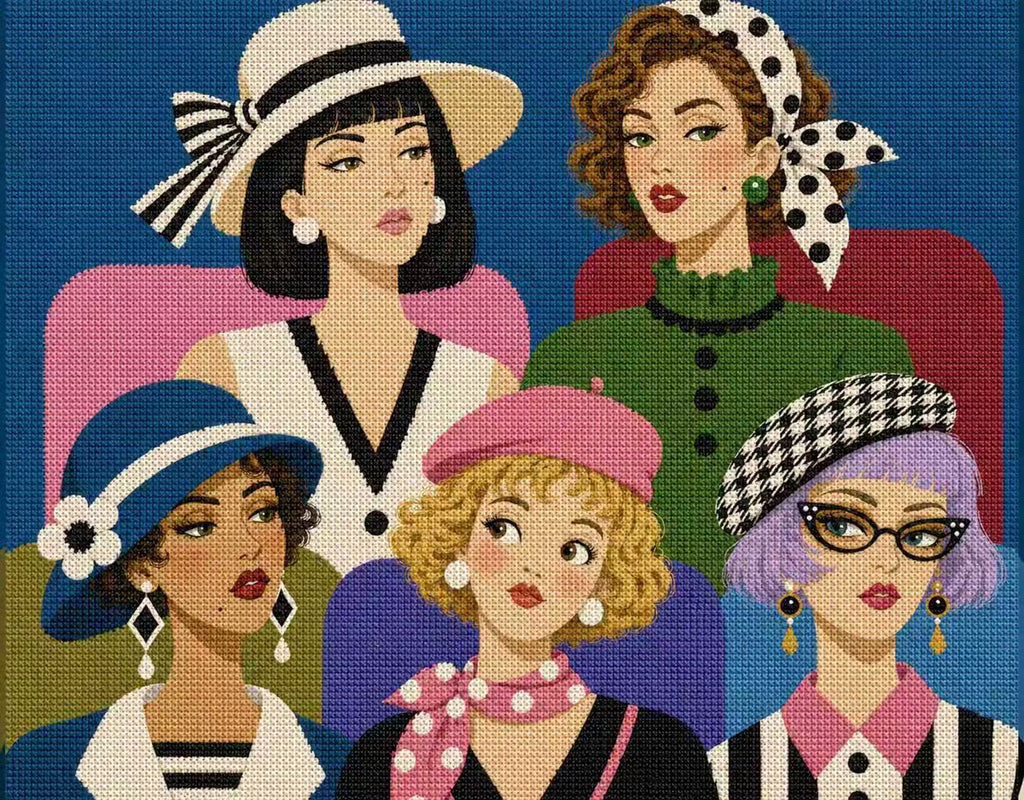Vintage Five Retro Ladies