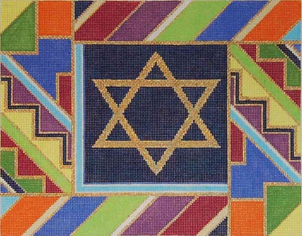 Geometric Tallis Multicolor