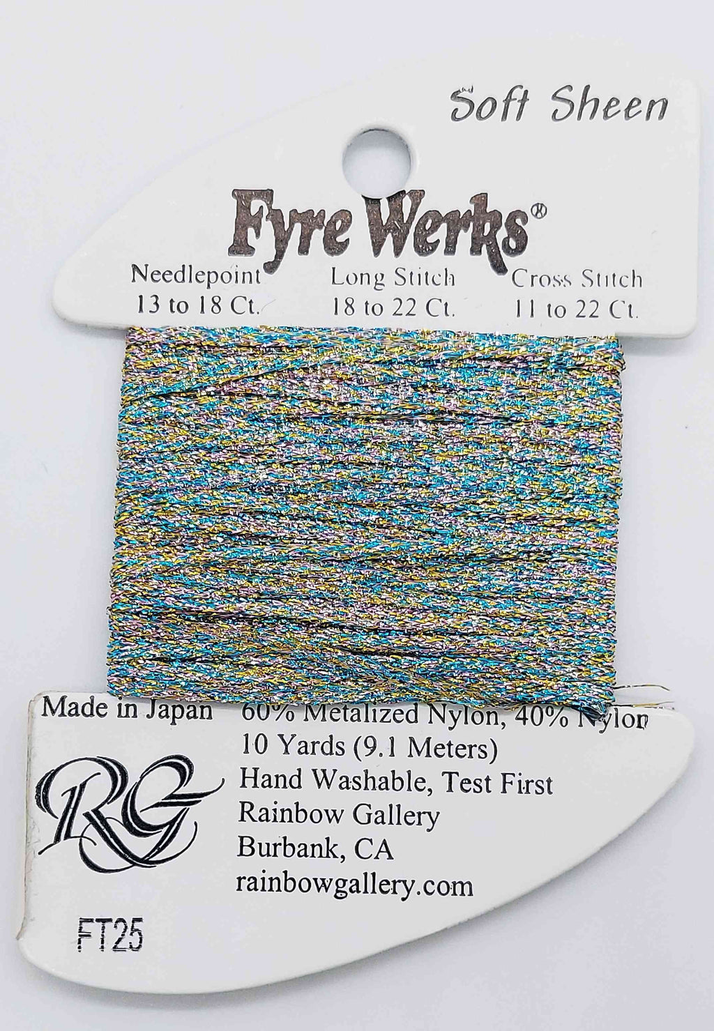 Fyre Werks Soft Sheen - Assorted Colors - FT25-LITE MULTI