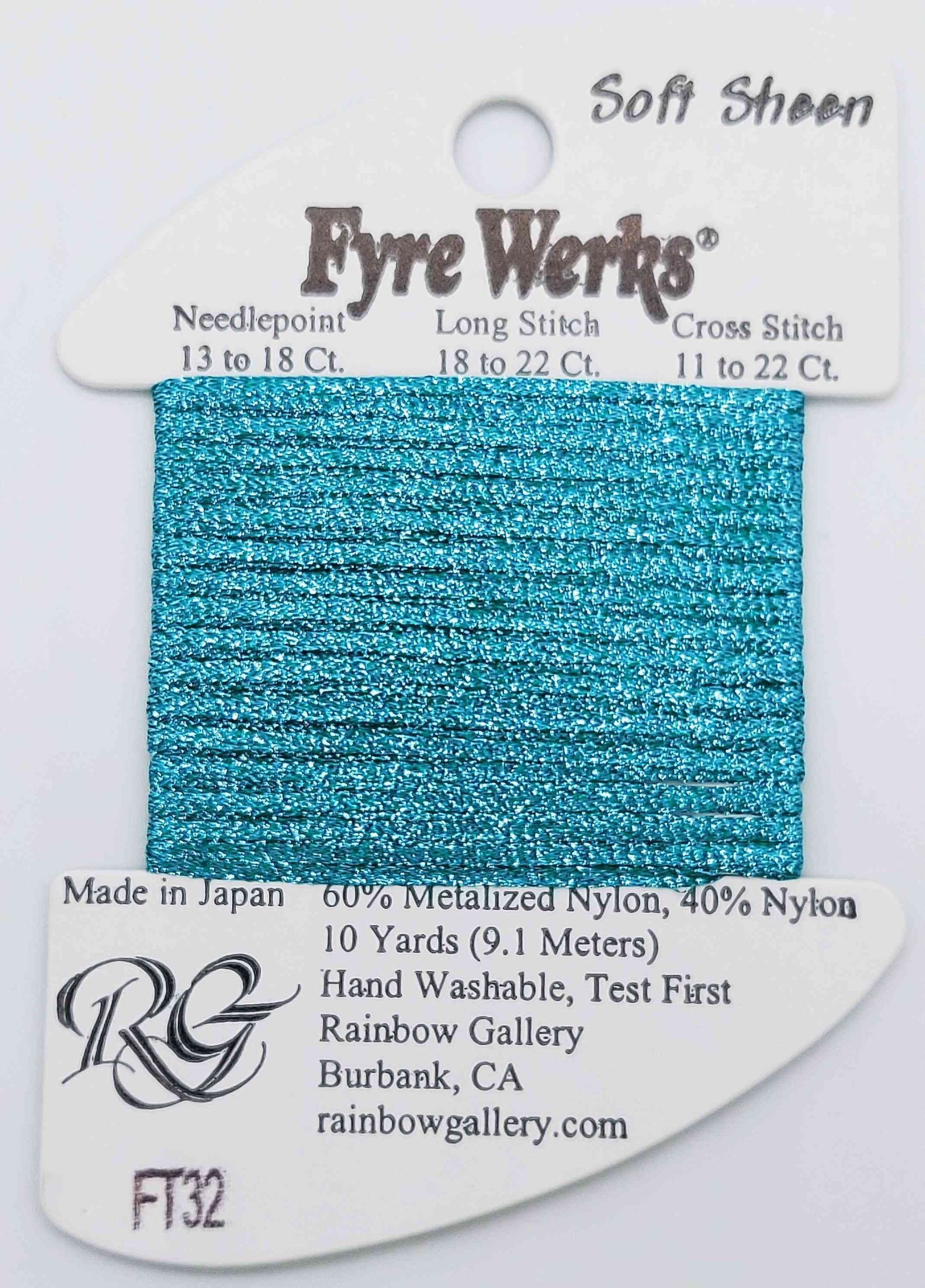 Fyre Werks Soft Sheen - Assorted Colors - FT32-DARK TEAL