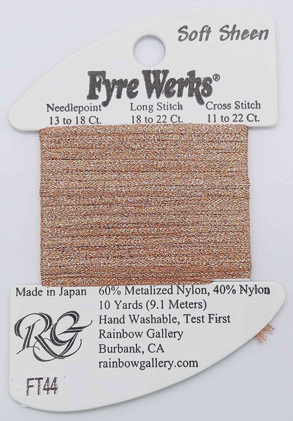 Fyre Werks Soft Sheen - Assorted Colors - FT44-NEW COPPER