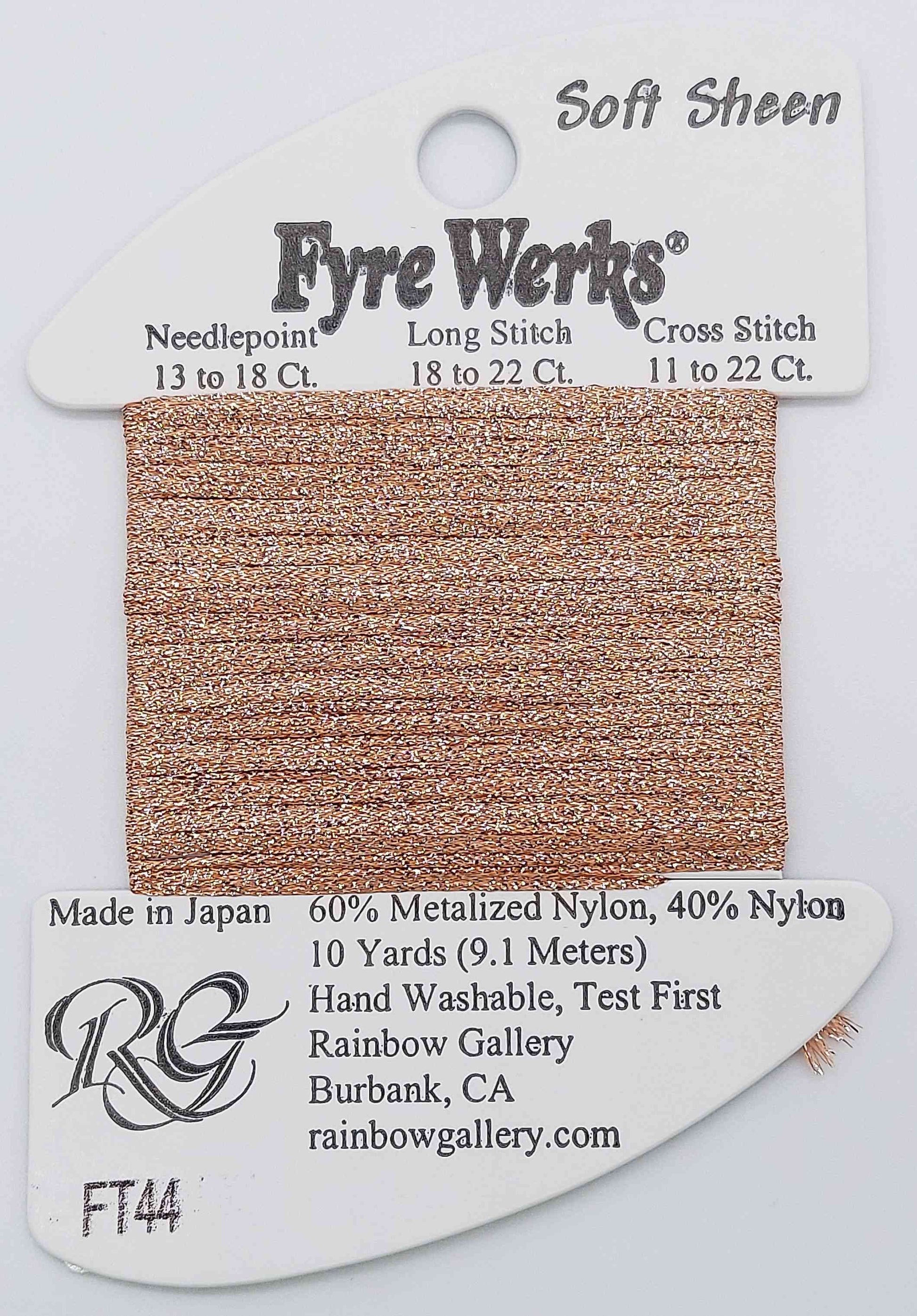 Fyre Werks Soft Sheen - Assorted Colors - FT44-NEW COPPER