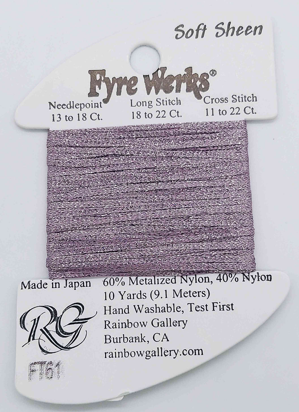 Fyre Werks Soft Sheen - Assorted Colors - FT61-WISTERIA