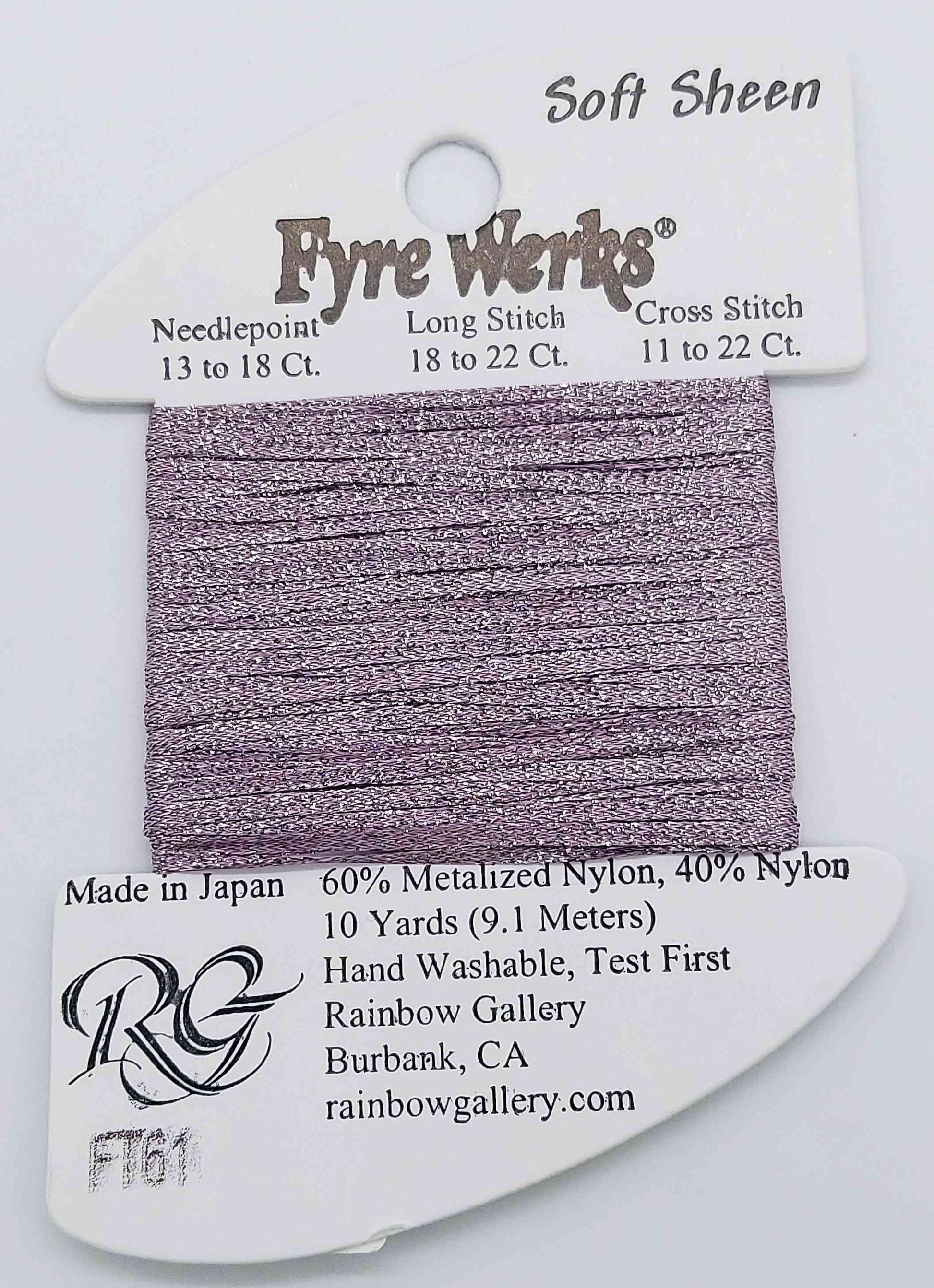 Fyre Werks Soft Sheen - Assorted Colors - FT61-WISTERIA