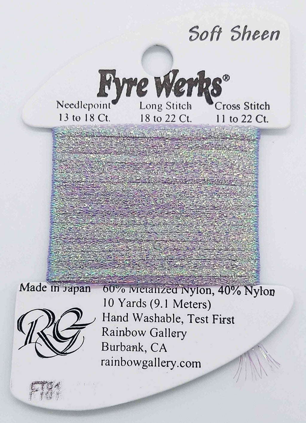 Fyre Werks Soft Sheen - Assorted Colors - FT81-LILAC PEARL
