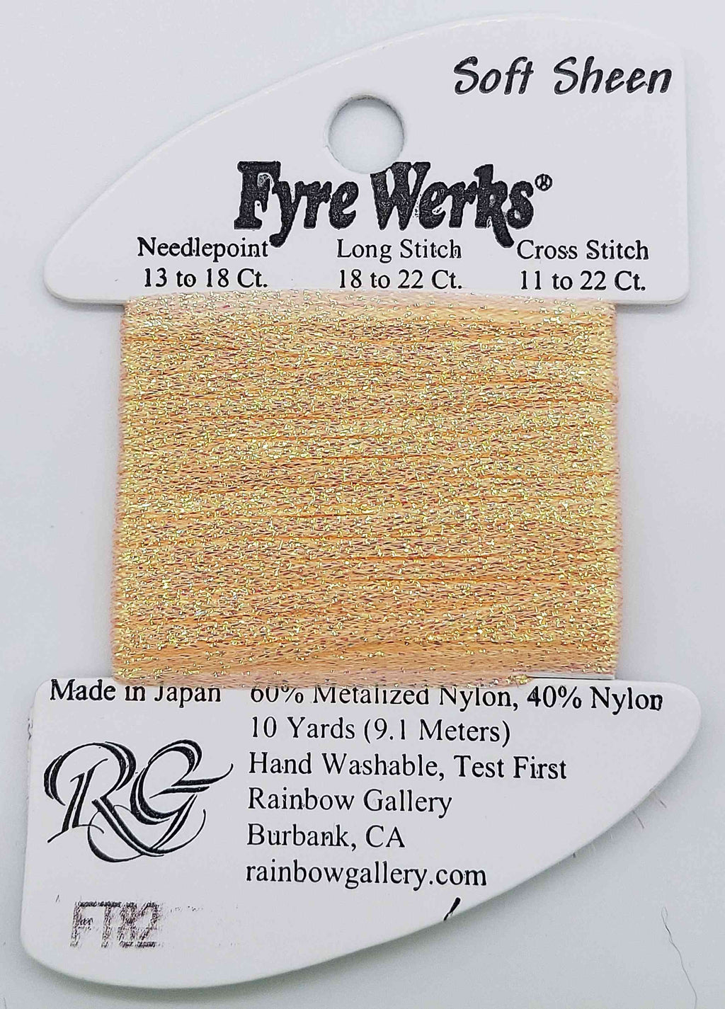 Fyre Werks Soft Sheen - Assorted Colors - FT82-PEACH PEARL