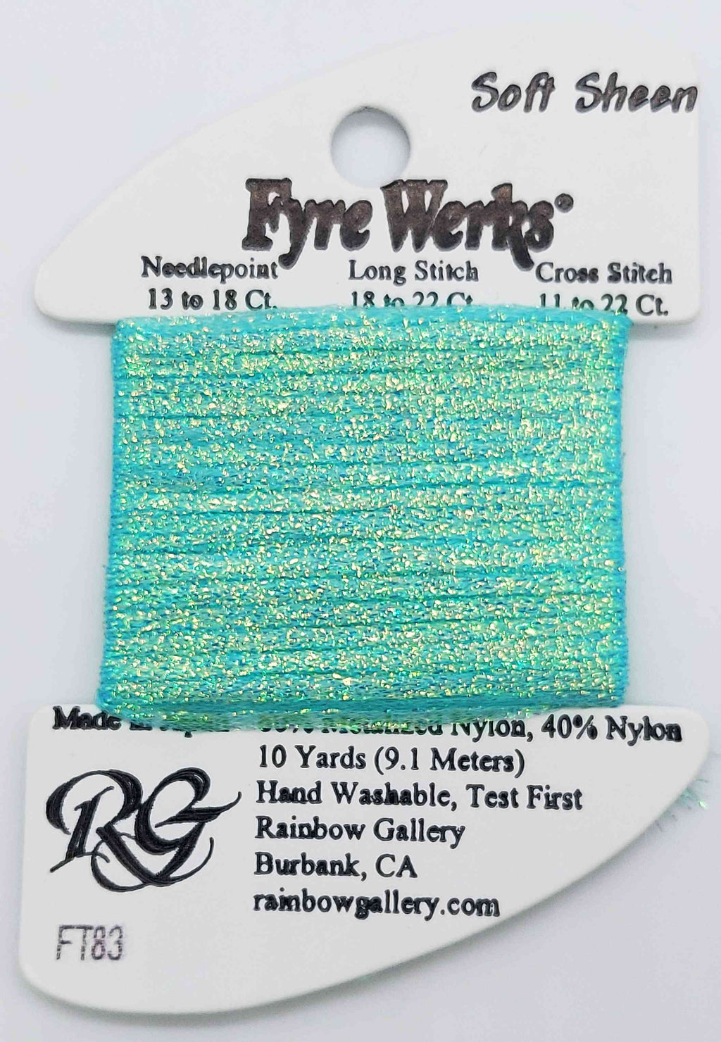 Fyre Werks Soft Sheen - Assorted Colors - FT83-MINT PEARL