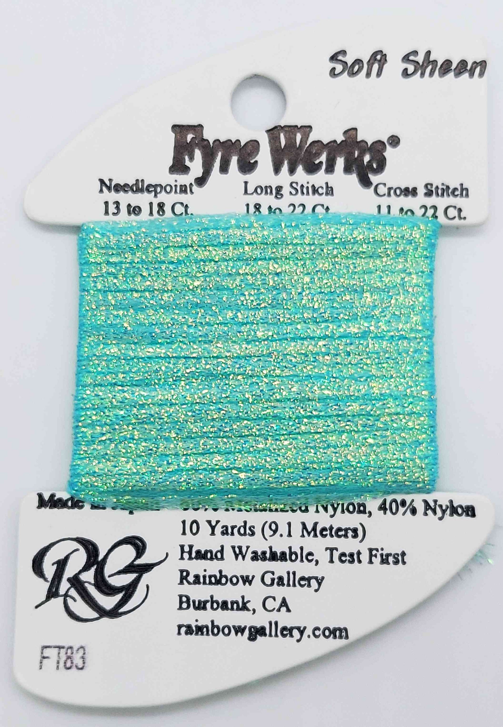 Fyre Werks Soft Sheen - Assorted Colors - FT83-MINT PEARL