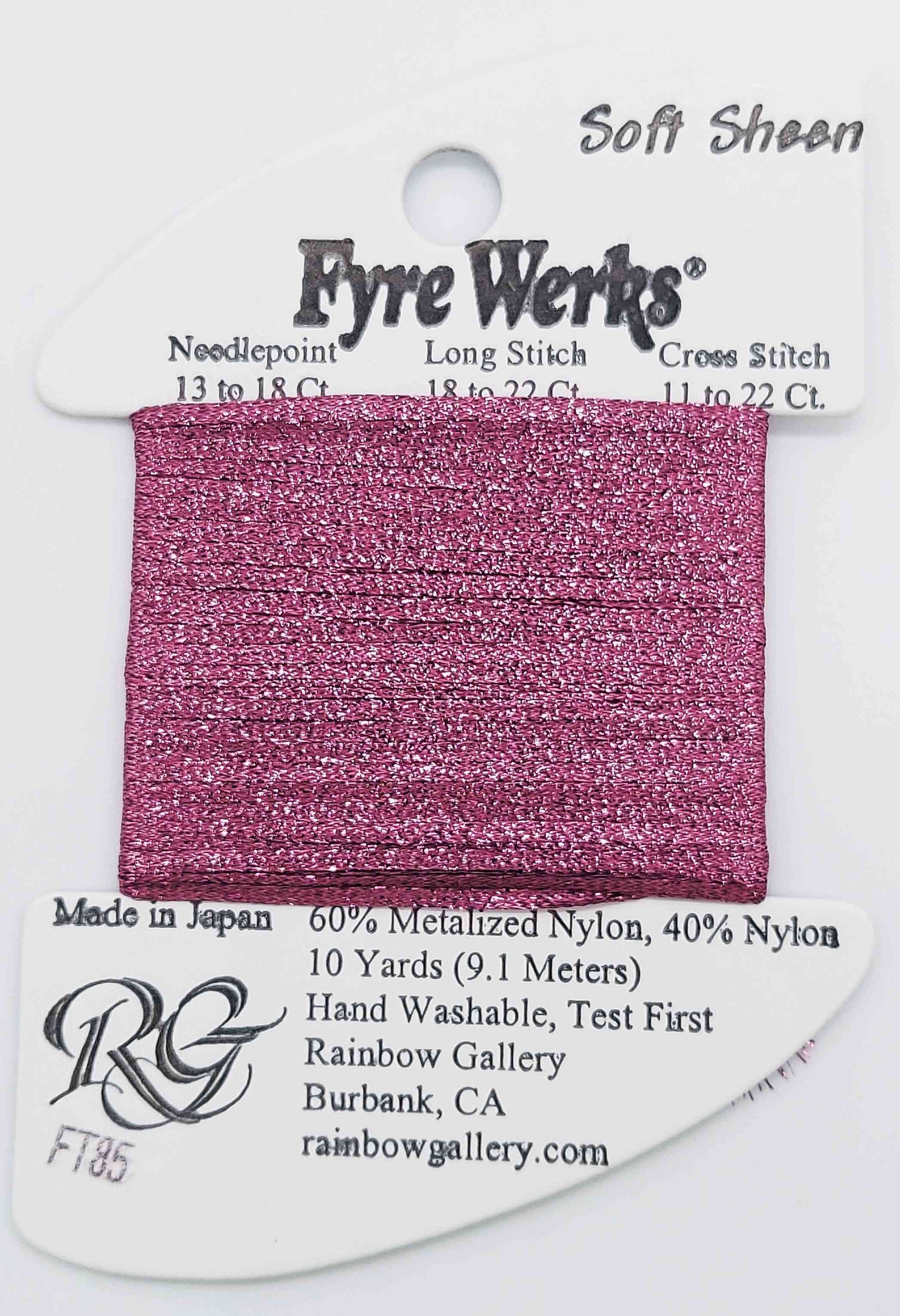 Fyre Werks Soft Sheen - Assorted Colors - FT85-Cashmere Rose