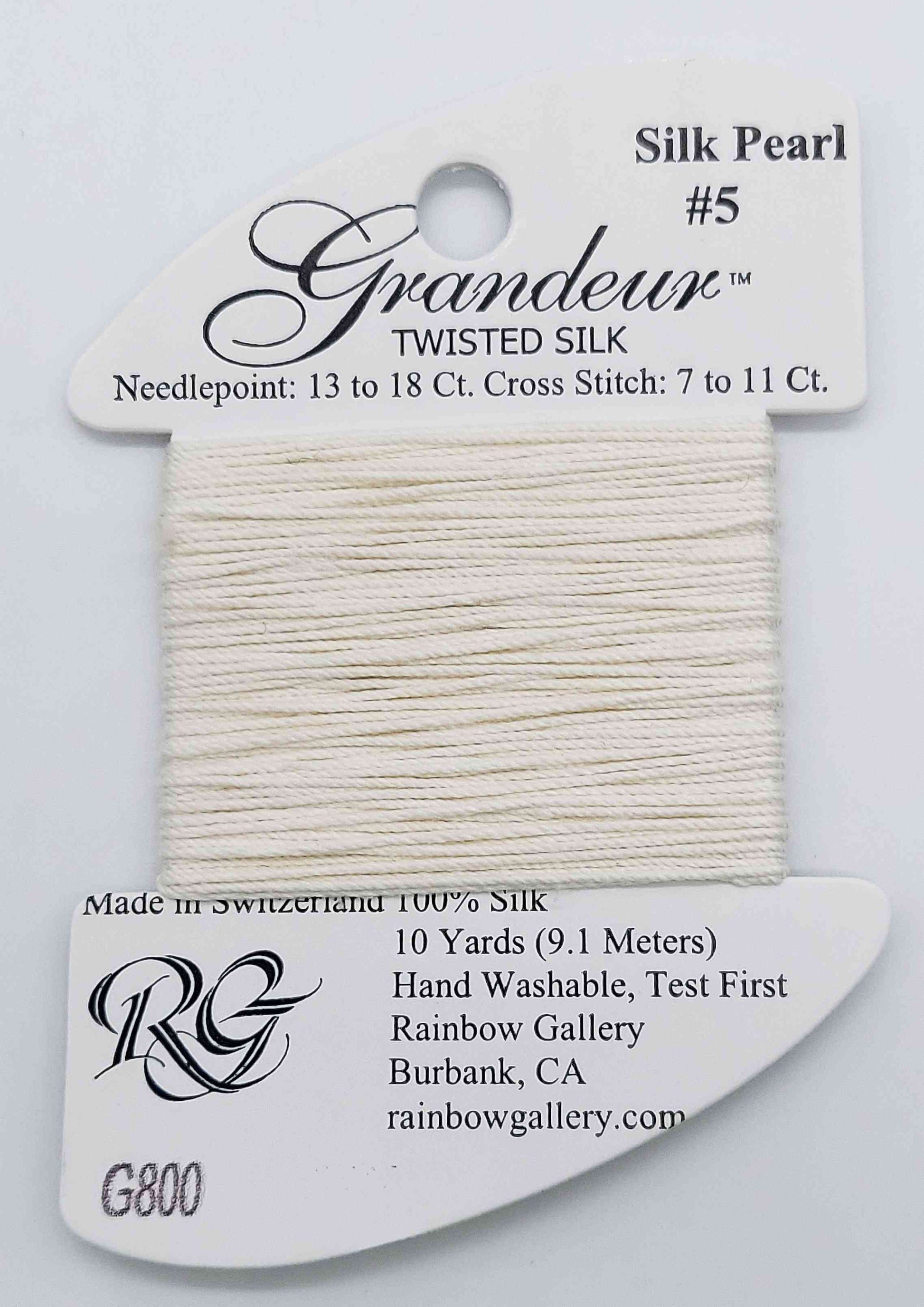 Glisten & Grandeur Thread - Assorted Colors - G800-COOLWHITE