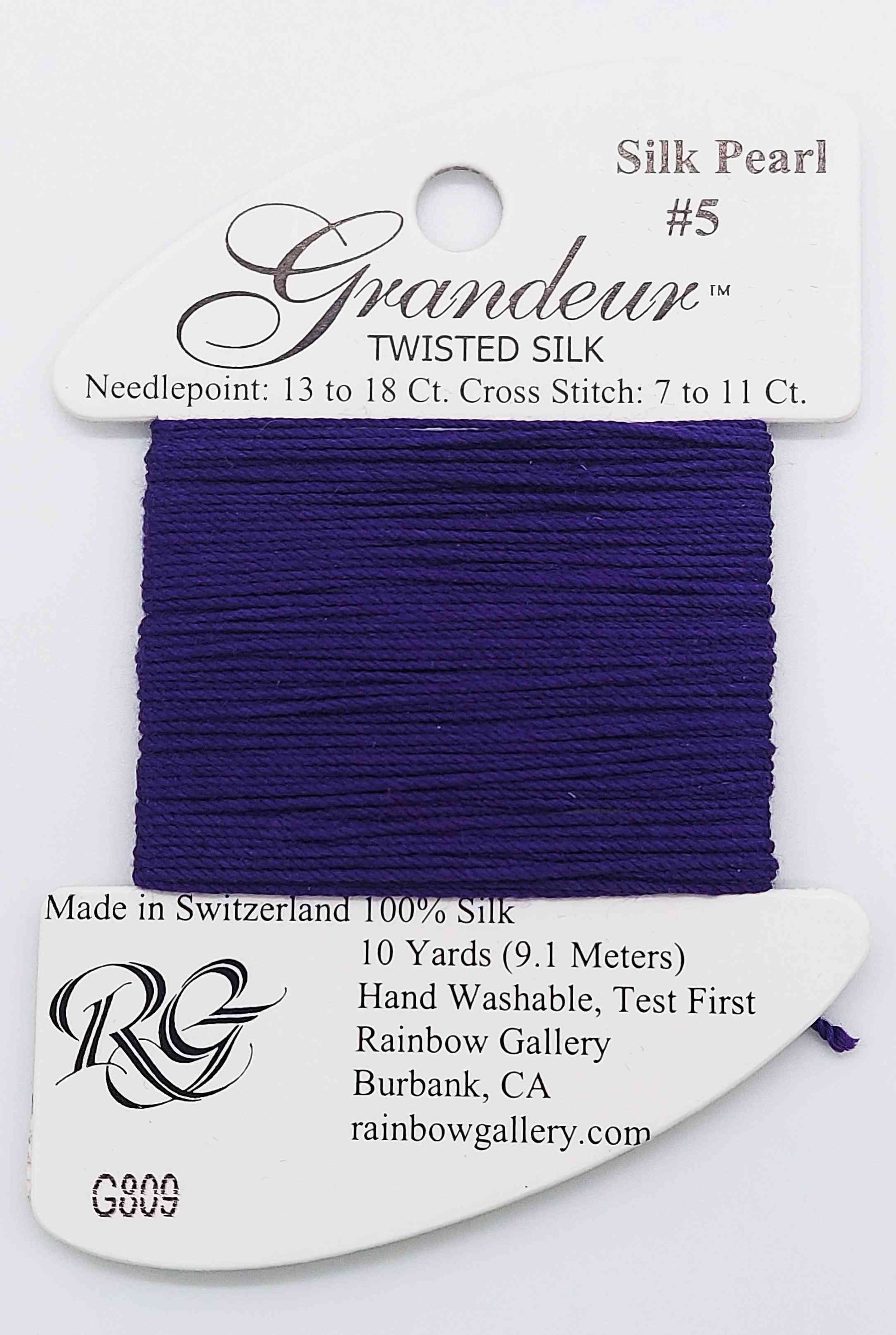 Glisten & Grandeur Thread - Assorted Colors - G809-DARKPURPLE