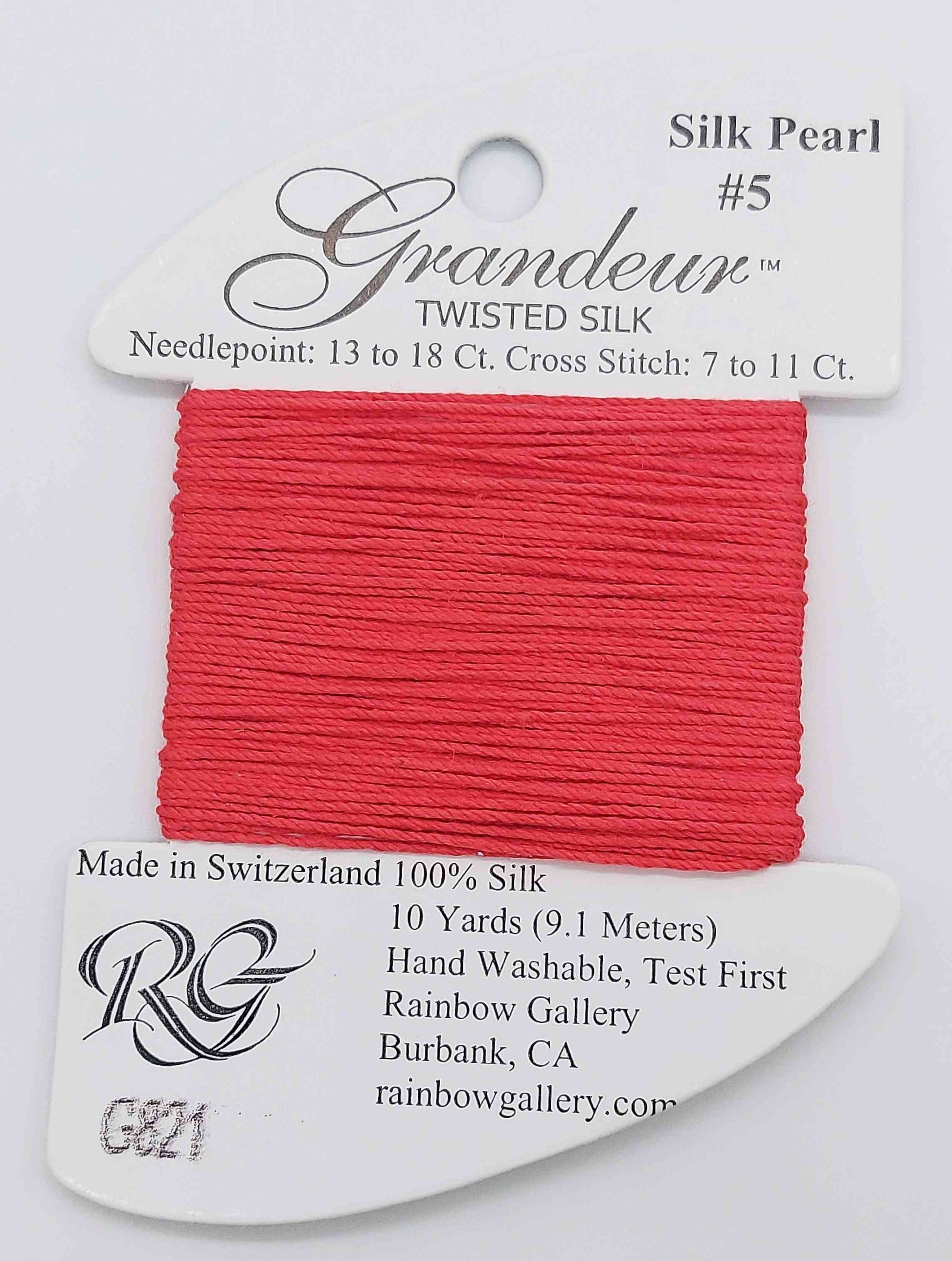 Glisten & Grandeur Thread - Assorted Colors - G821-MEDIUMRED