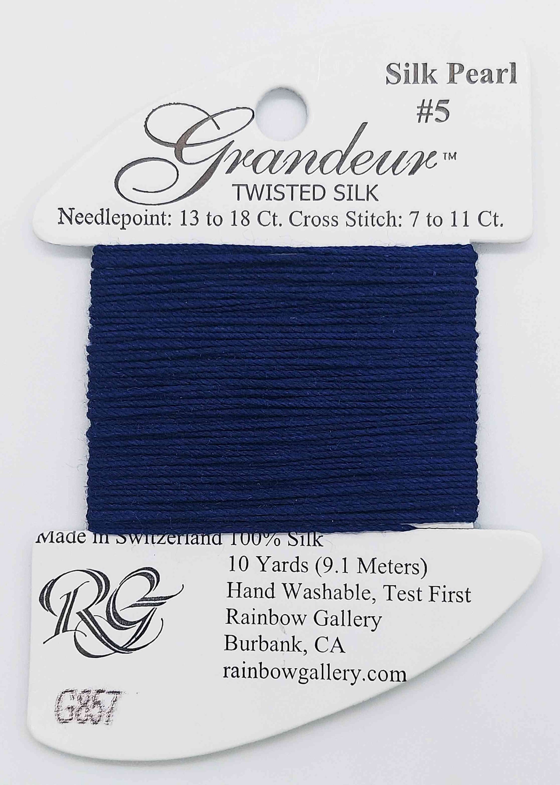 Glisten & Grandeur Thread - Assorted Colors - G857-NAVYBLUE