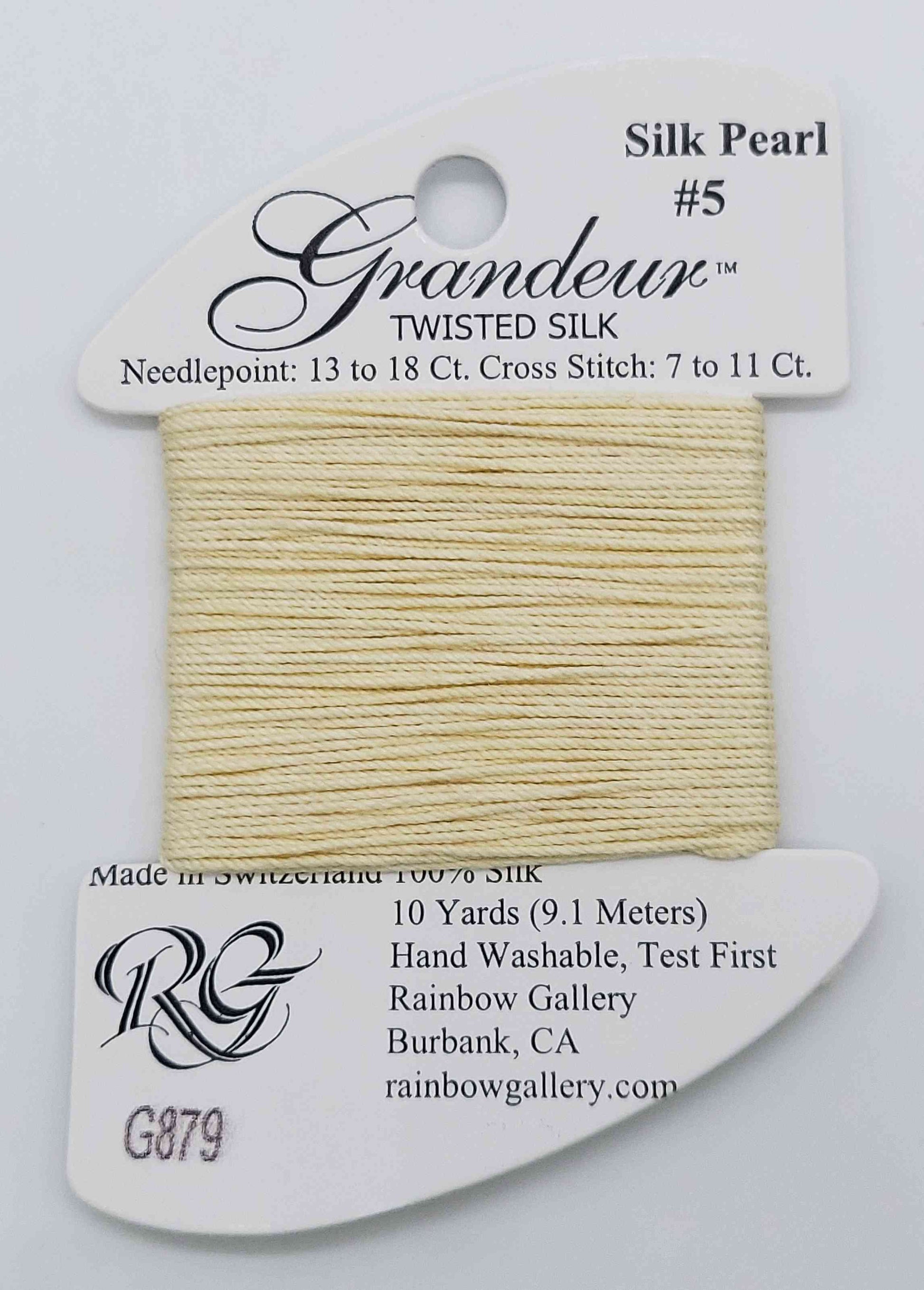 Glisten & Grandeur Thread - Assorted Colors - G879-PALEYELLOW